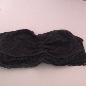 NWOT NEVER WORN grey lace brallete